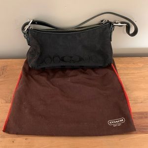 Coach canvas shoulder bag